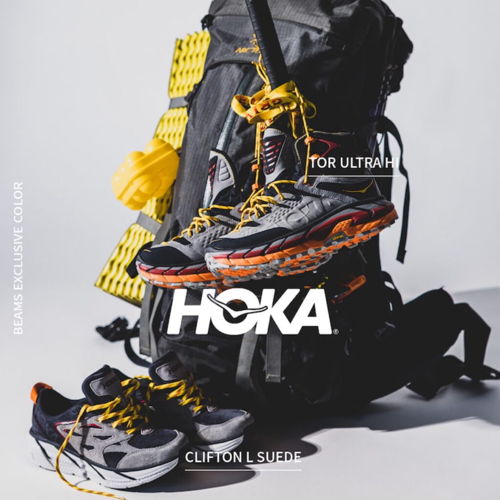 HOKA ONE ONE 『TOR ULTRA』&『CLIFTON L SUEDE』のBEAMS限定モデルが ...