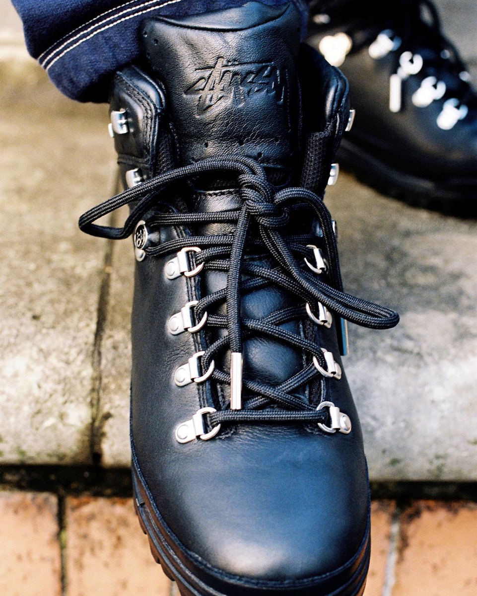 STUSSY×Timberland コラボ 黒ブーツ - 靴