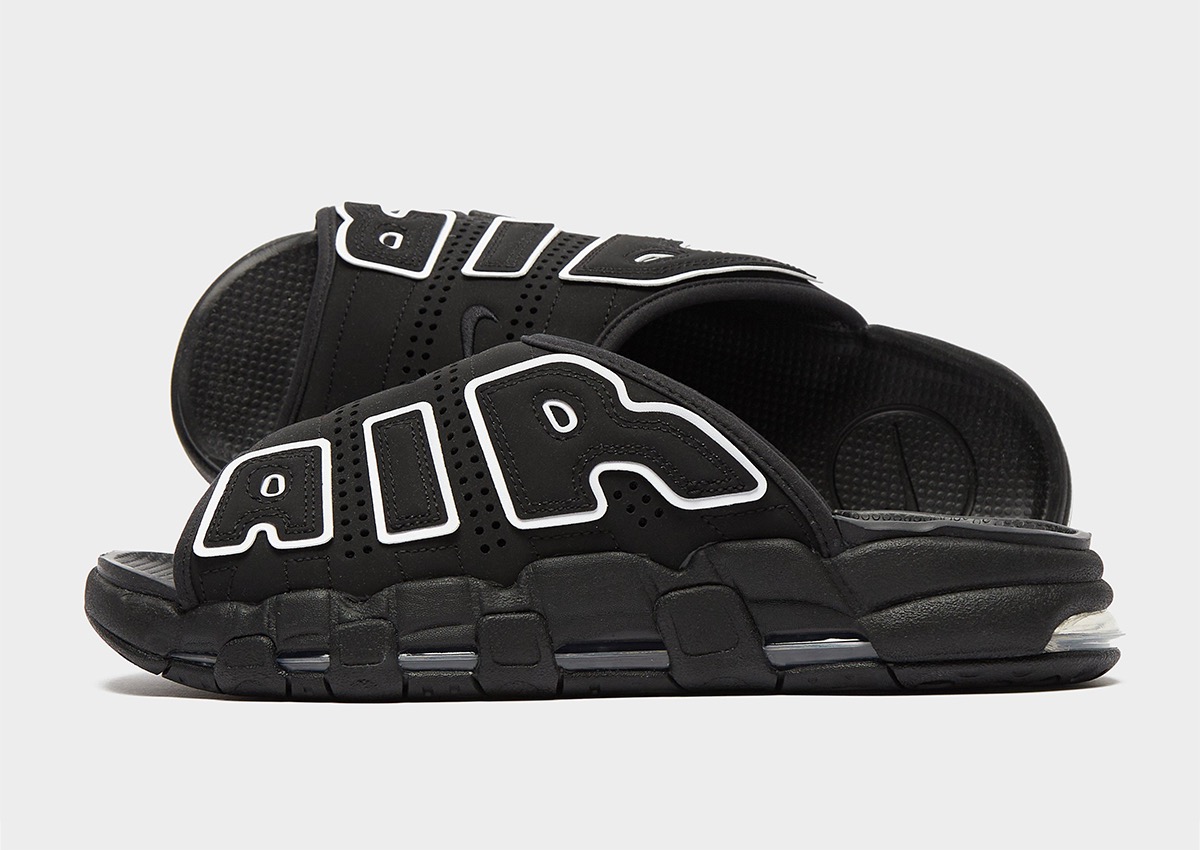 通称“モアテン”のサンダルver. Nike Air More Uptempo Slide “Black