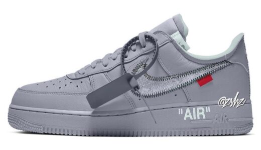 Off-White™ × Nike Air Force 1 Low “Ghost Grey”が2023年春に発売予定