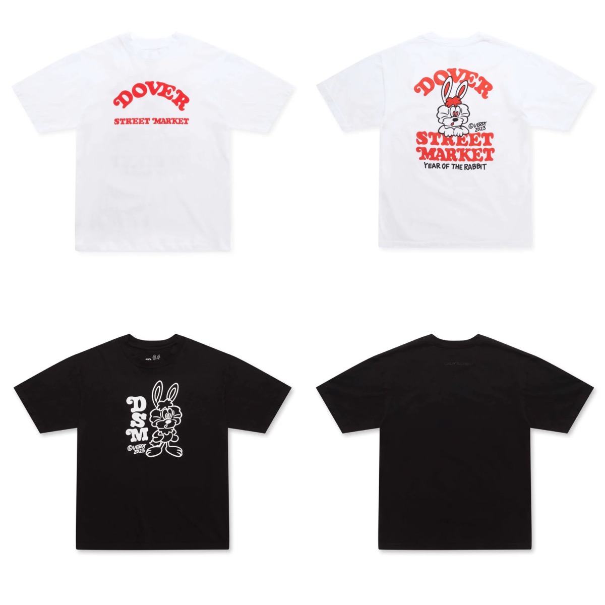 Dover Street Market × VERDY “Year of The Rabbit” Tシャツが国内1月 