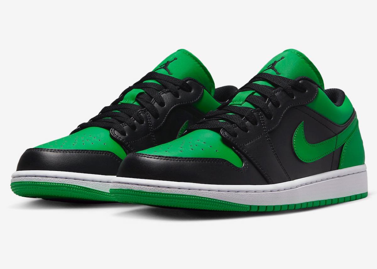 Nike Air Jordan 1 Low “Black/Lucky Green”が国内4月15日に発売 