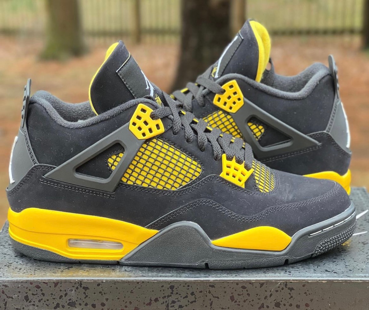 27.5cm nike jordan 4 tour yellow - スニーカー