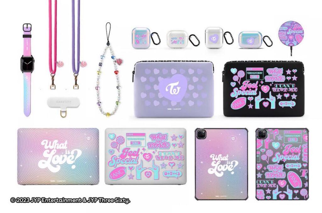 TWICE × CASETiFY 初コラボコレクションが国内2月9日に発売 UP TO DATE