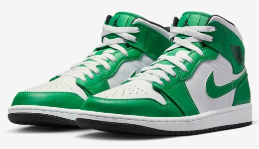 Nike Air Jordan 1 Mid “Lucky Green”が発売予定 ［DQ8426-301］