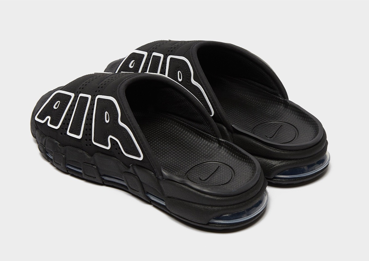 通称“モアテン”のサンダルver. Nike Air More Uptempo Slide “Black 