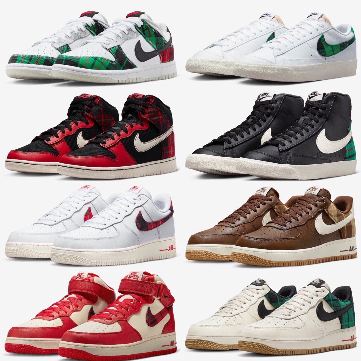 タータンチェックで仕上げた Nike “Plaid” Collectionの新作が