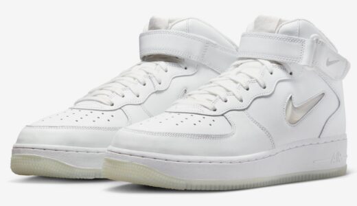 Nike Air Force 1 Mid ’07 Color of the Month “White Jewel”が国内2月4日に発売予定 ［DZ2672-101］
