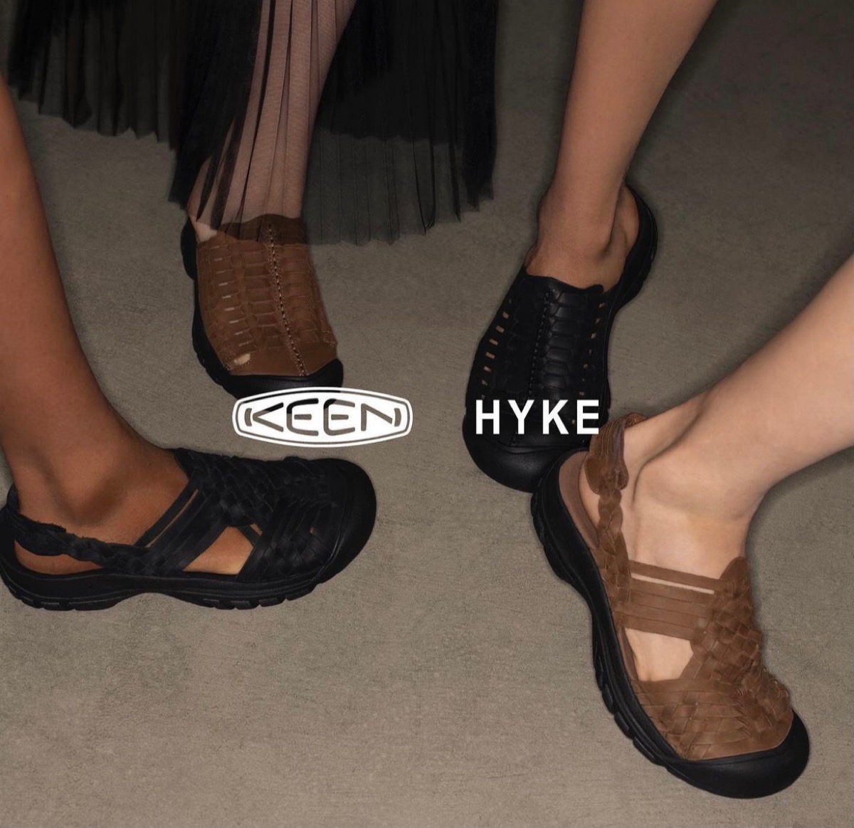 HYKE × KEEN 初コラボサンダルが国内3月15日／3月22日に発売。幻の2