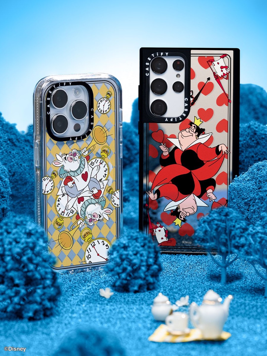 Disney x CASETiFY “ふしぎの国のアリス” コレクションが国内2月28日 