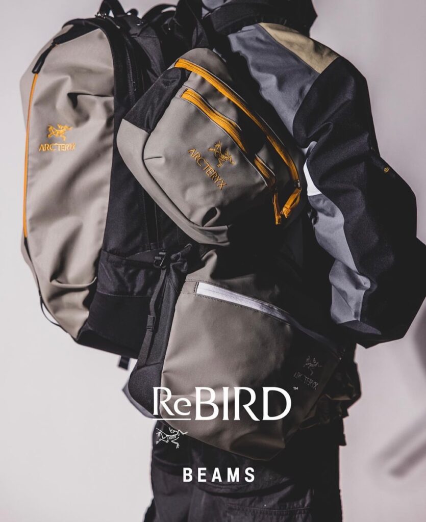 ARC'TERYX × BEAMS “ARRO ReBIRD™ Collection”のオンライン先行