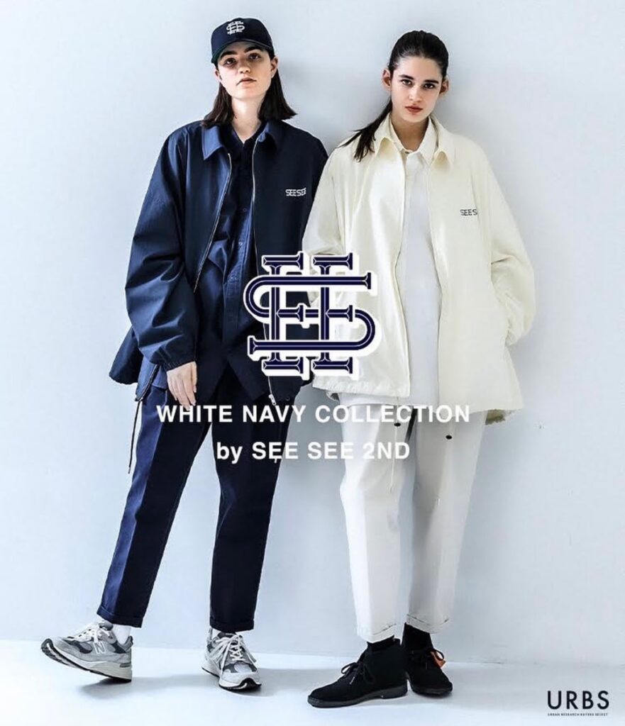 URBS × SEE SEE “WHITE NAVY COLLECTION by SEE SEE” 第2弾が国内