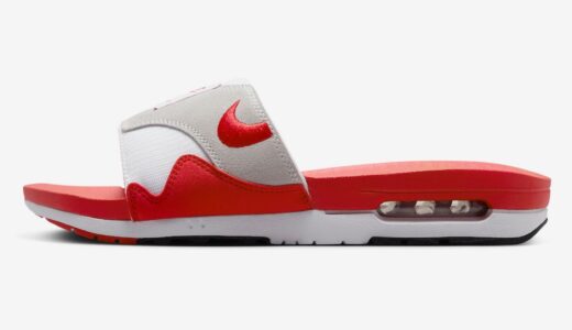 Nike Air Max 1 Slide “University Red”が国内4月20日に発売予定［DH0295-103］