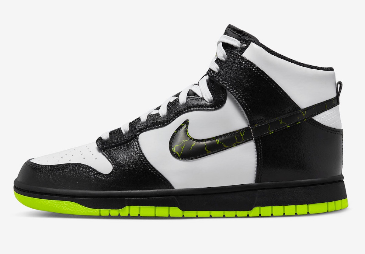 稲妻グラフィックが目を惹く Nike Dunk High “Electric”が3月10日より 