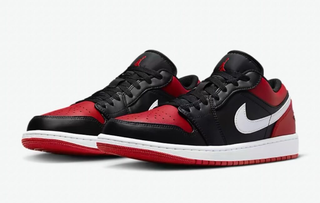 Nike Air Jordan 1 Low “Black/Gym Red”が国内3月19日に発売 ［553558