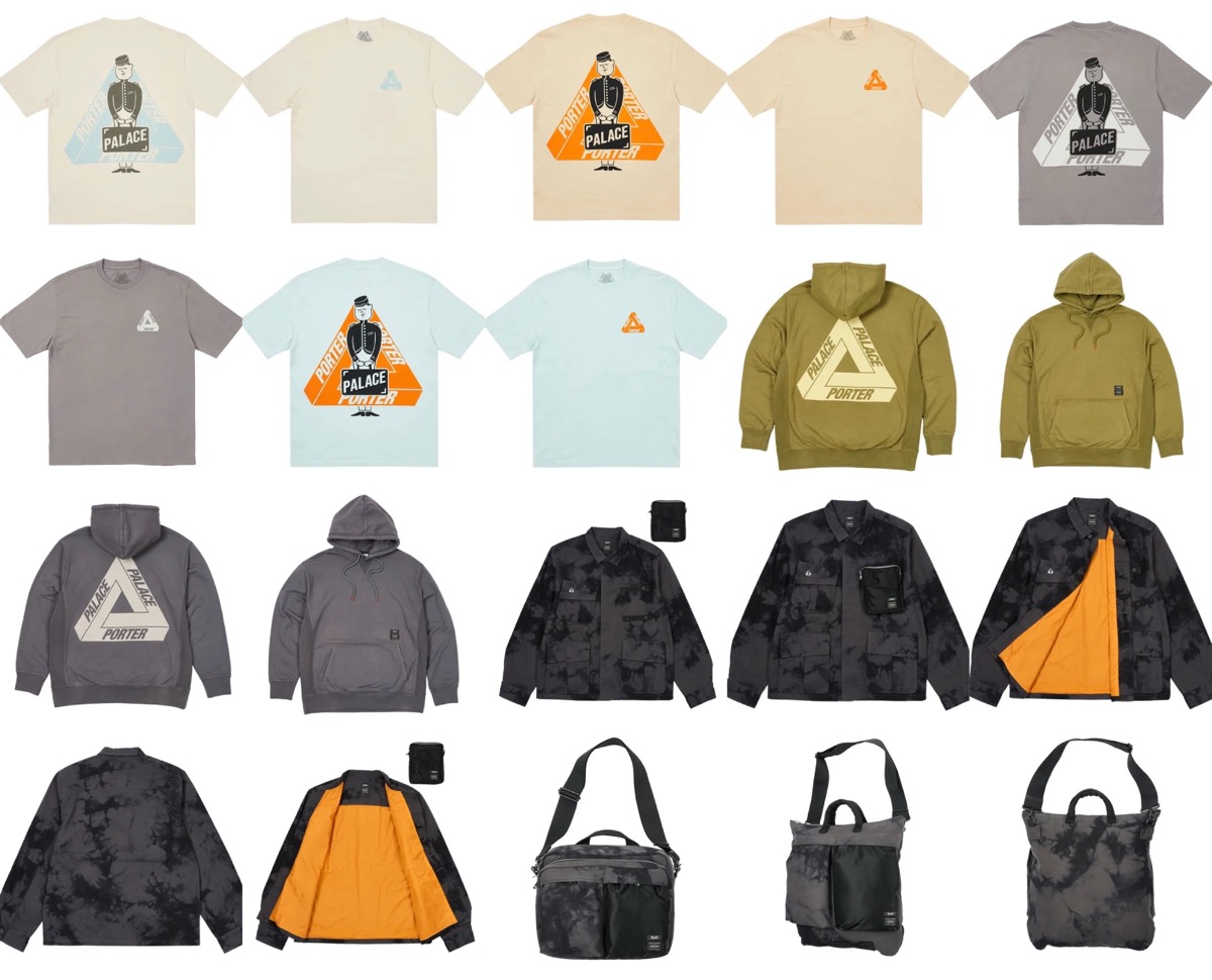 PALACE × PORTER “SPRING 23” Week7が国内3月18日に発売予定 【商品