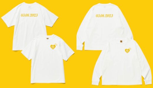 Girls Don’t Cry × HUMAN MADE ミモザカラーのデイリーTシャツが国内3月8日より発売開始