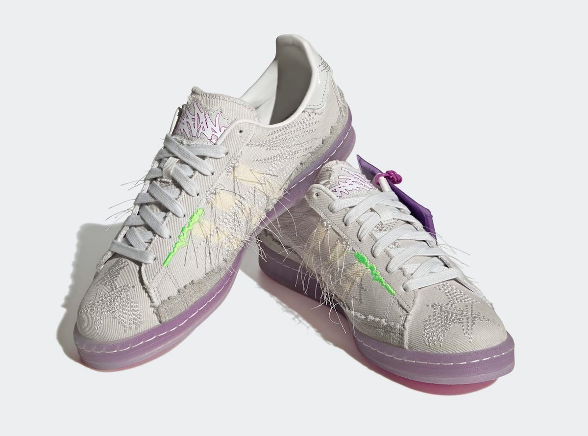 Youth of Paris × adidas Campus 80s “Crystal White”が国内5月2日に ...