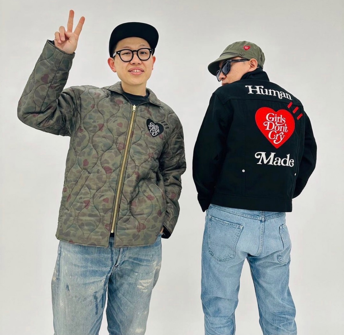 XX25JK003素材【L】HUMAN MADE GDC WORK JACKET - Gジャン/デニムジャケット