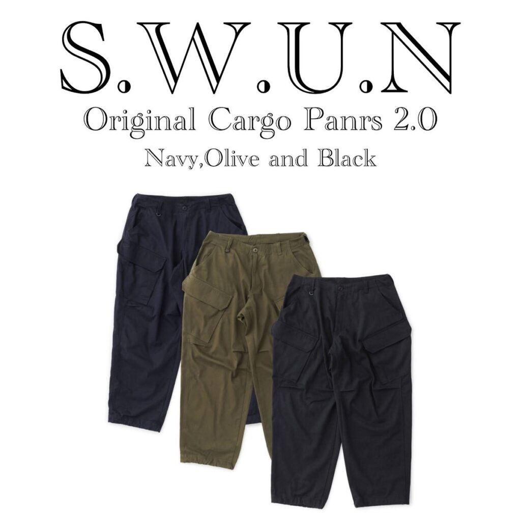 S.W.U.N Original Cargo Pants 2.0（NAVY） | labiela.com