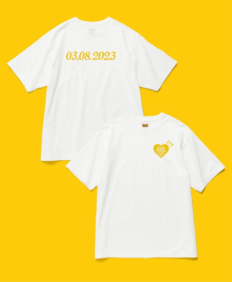 カラーWhite2023 Human Made × Girls Don't Cry GDC T-SHIRT #5 オツモプラザ 限定 白 S