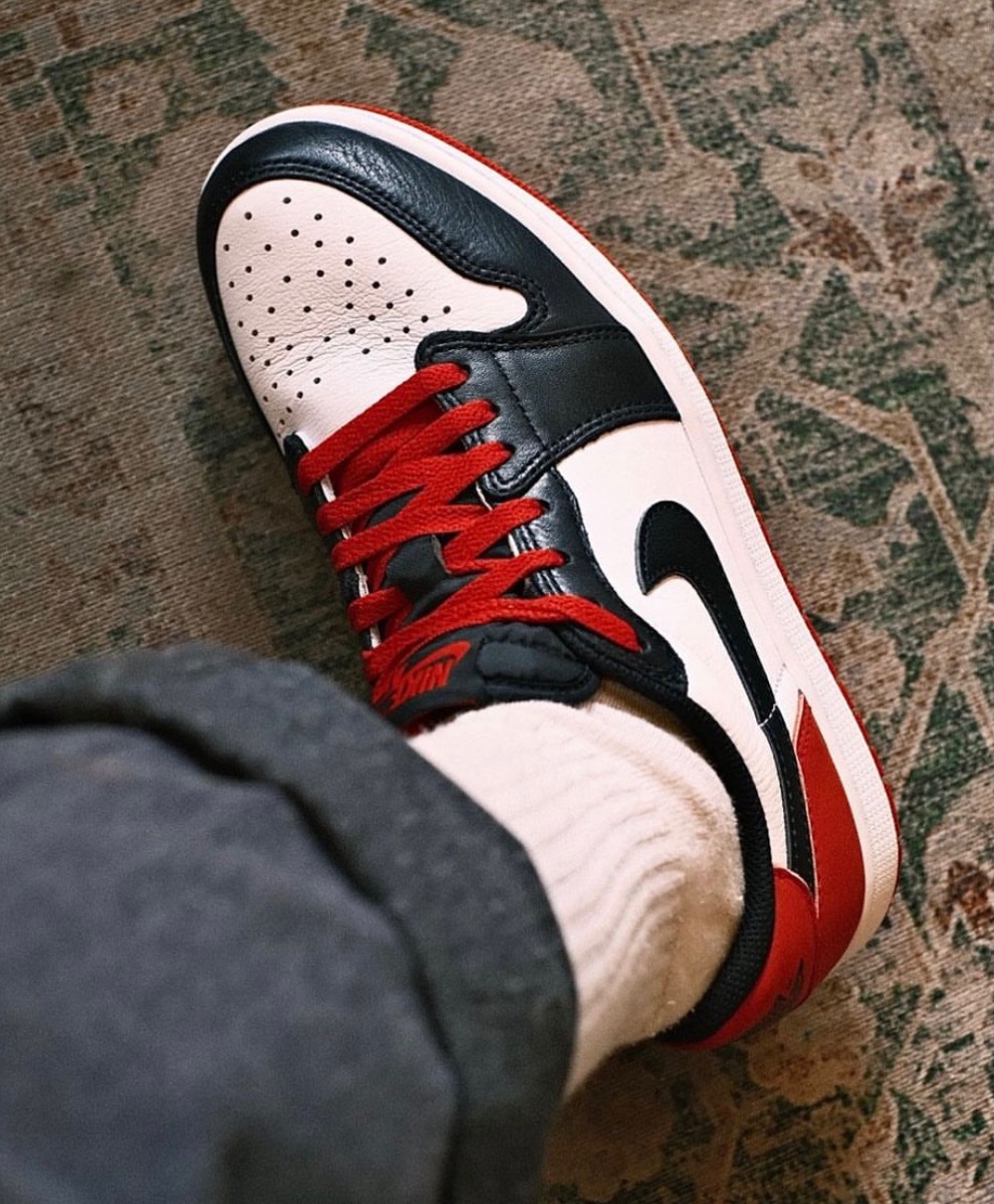 通称“つま黒” Nike Air Jordan 1 Low OG “Black Toe”が国内7月28日に