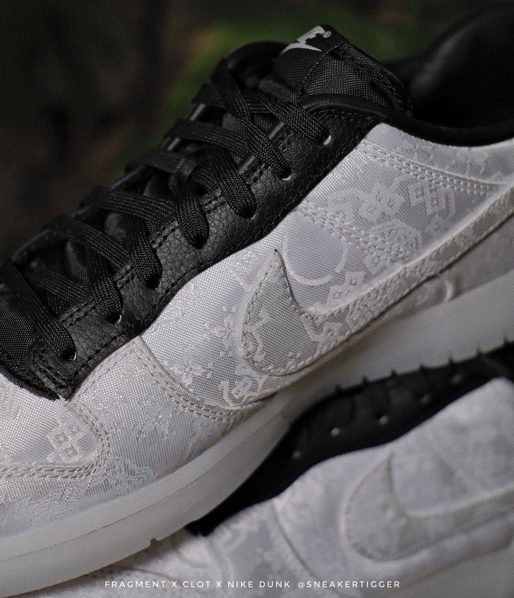 CLOT × FRAGMENT × Nike Dunk Low SP “Black and White”が国内6月14日