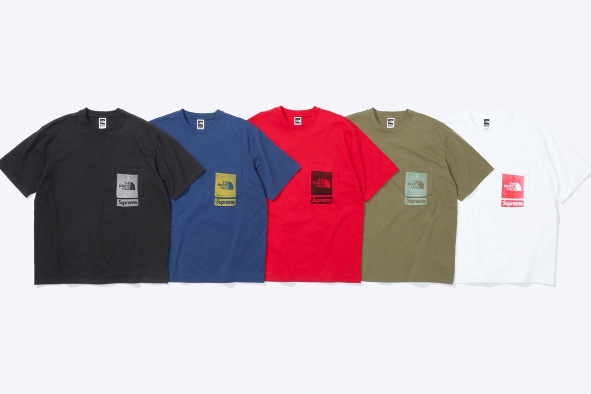 supreme north face world tee S Tシャツ 新品