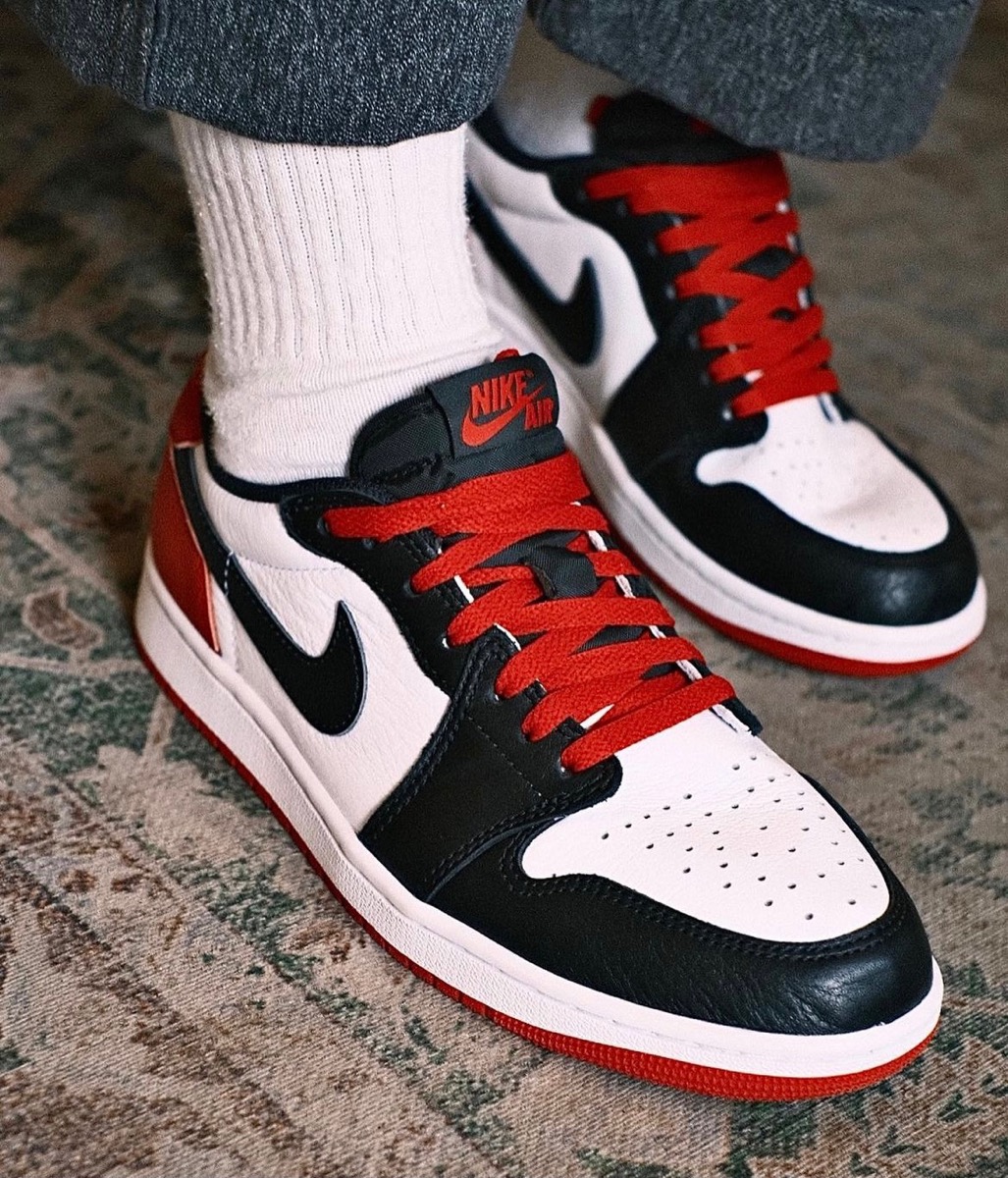 通称“つま黒” Nike Air Jordan 1 Low OG “Black Toe”が国内7月28日に