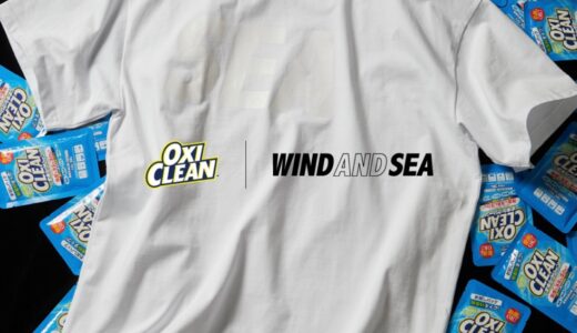 OXICLEAN × WIND AND SEA “究極の白”を目指したコラボコレクションの数量限定予約が国内3月9日より開始