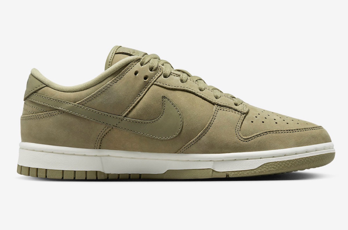 Nike Wmns Dunk Low PRM MF “Neutral Olive”の国内発売が開始［DV7415