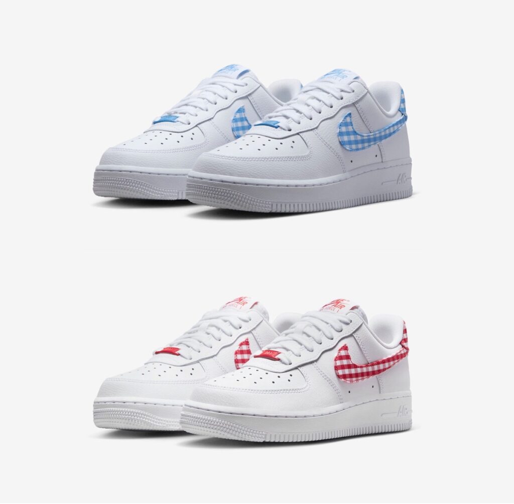 Nike Air Force 1 Low Gingham Plaid/University Blue DZ2784-100