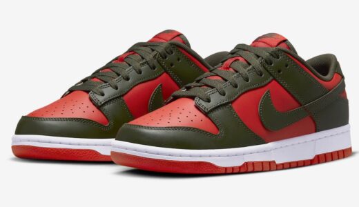 Nike Dunk Low Retro BTTYS “Mystic Red and Cargo Khaki”が国内12月1日より発売［DV0833-600］