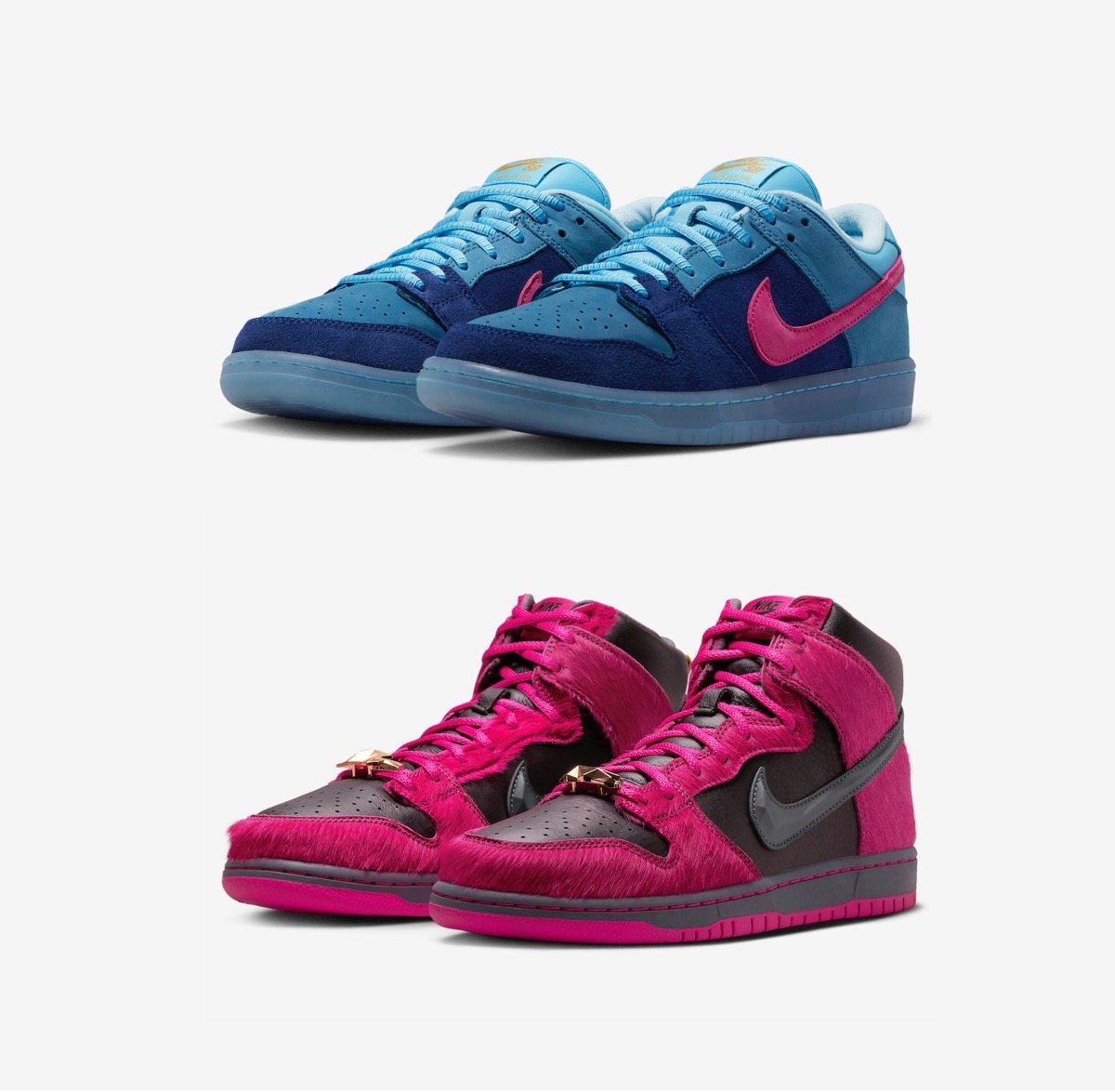 Run The Jewels × Nike SB Dunk Low Pro & High QSが国内4月20日に発売 