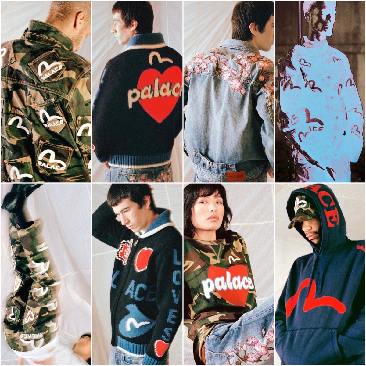 Lサイズ】PALACE EVISU TYPE ONE JACKET カモ-