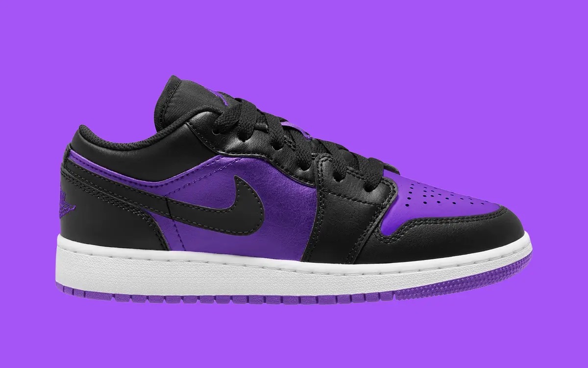 Nike Air Jordan 1 Low “Purple and Black”が発売予定 ［553558-505
