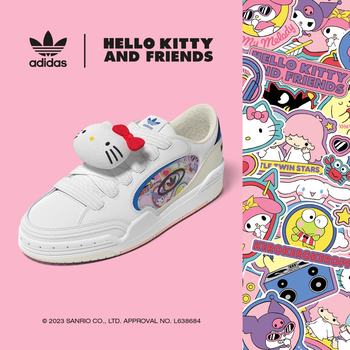 adidas Originals × HELLO KITTY & FRIENDS☆ コラボスニーカーが国内4 ...