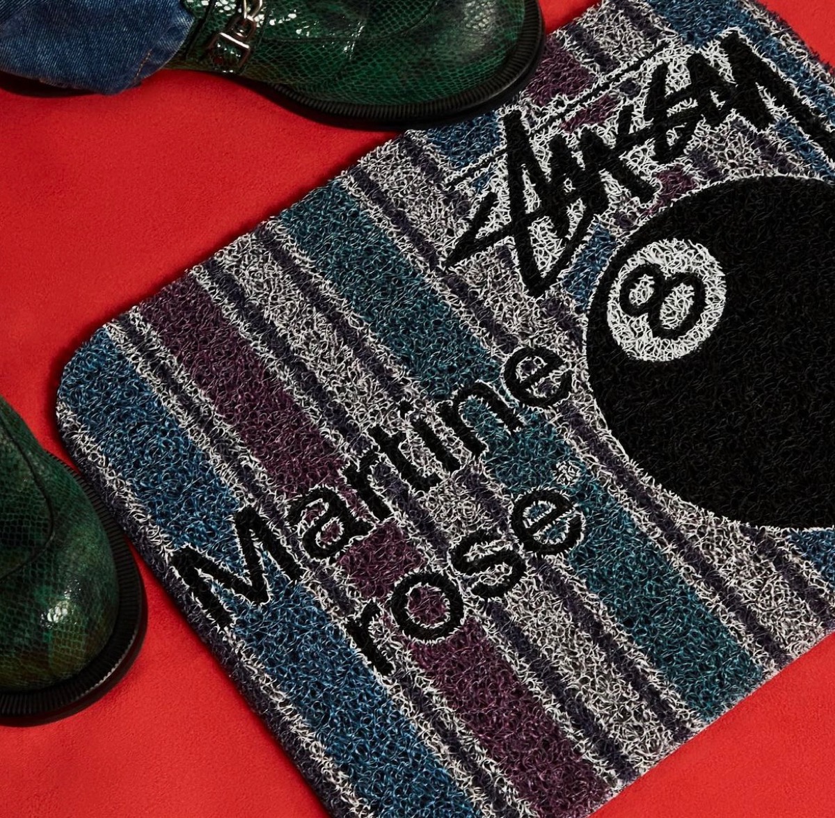 STUSSY & MARTINE ROSE CAR MAT SET カーマット-