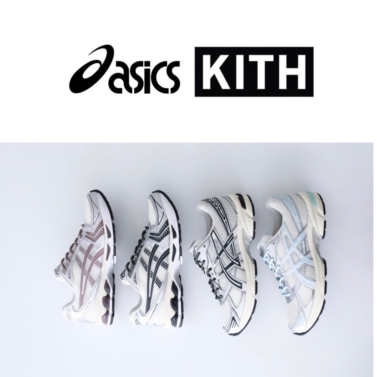 KITH×ASICS GEL-1130 ブルー | escolalf.com.br