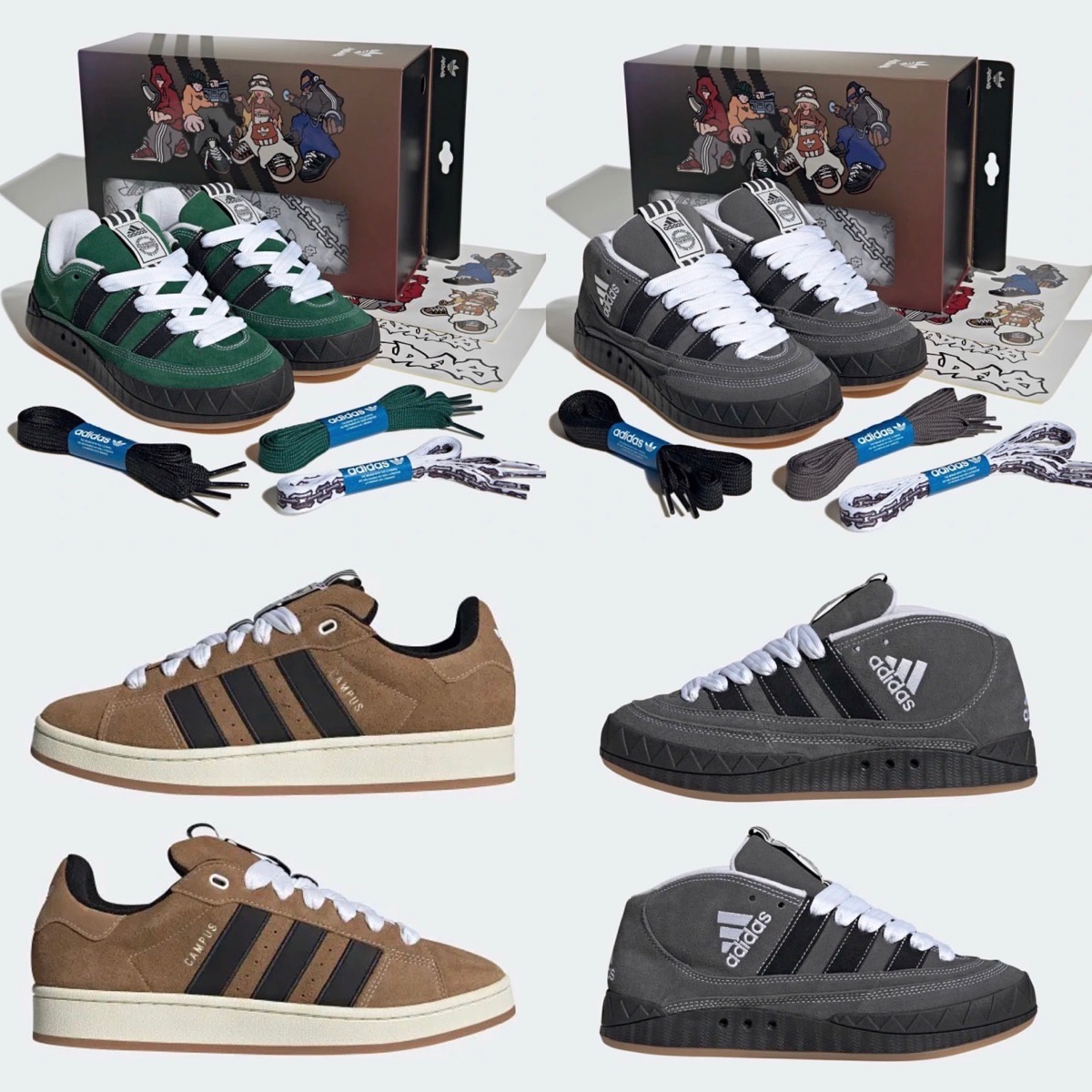 YNuK × adidas 『Adimatic Low & Mid & Campus 00s & Supermodified