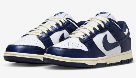 Nike Wmns Dunk Low PRM “Vintage Navy”が国内9月9日より発売［FN7197-100］
