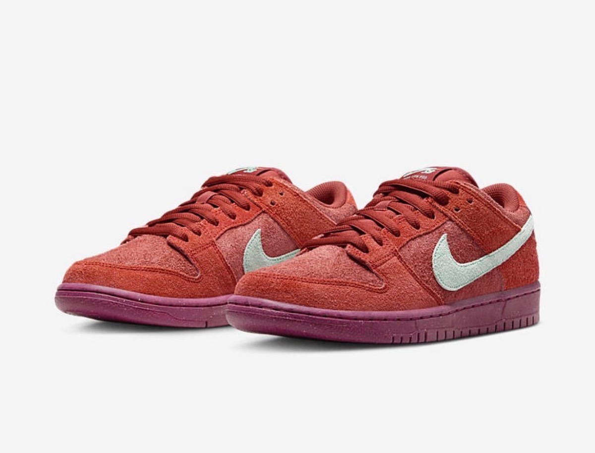 Nike SB Dunk Low Pro PRM “Mystic Red and Rosewood”が国内8月28日に