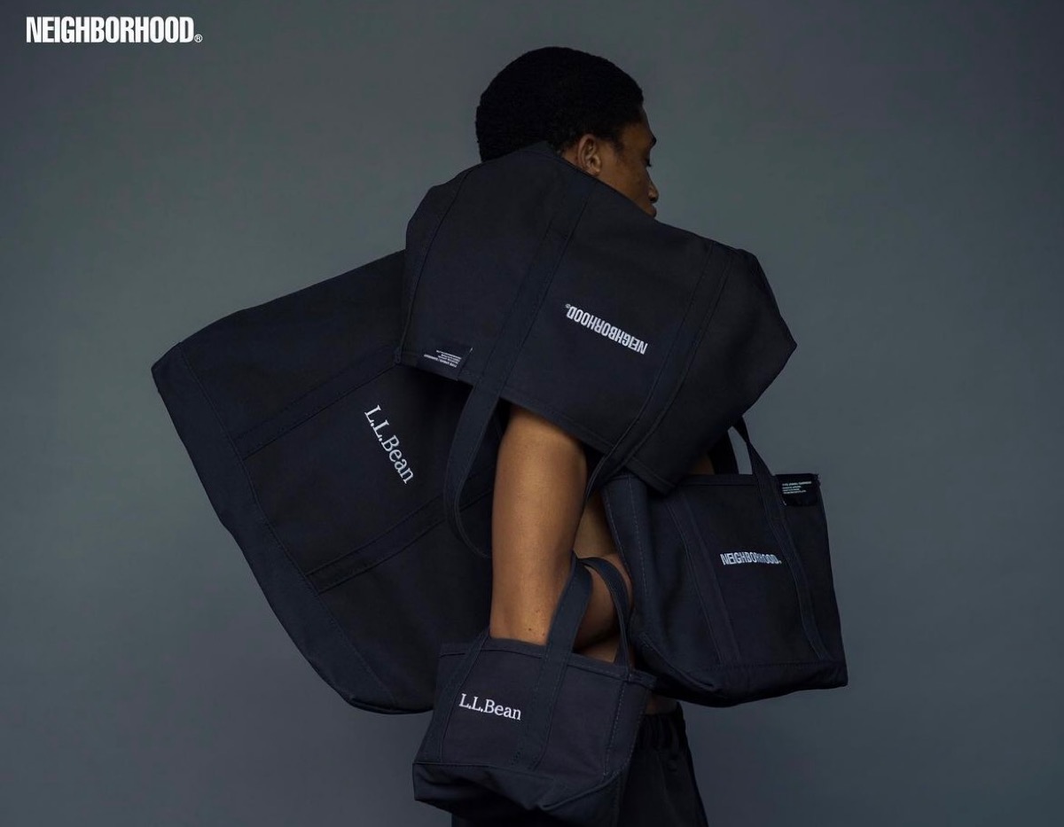 NEIGHBORHOOD NH X L.L.BEAN . BLACK TOTE | cair4youth.com