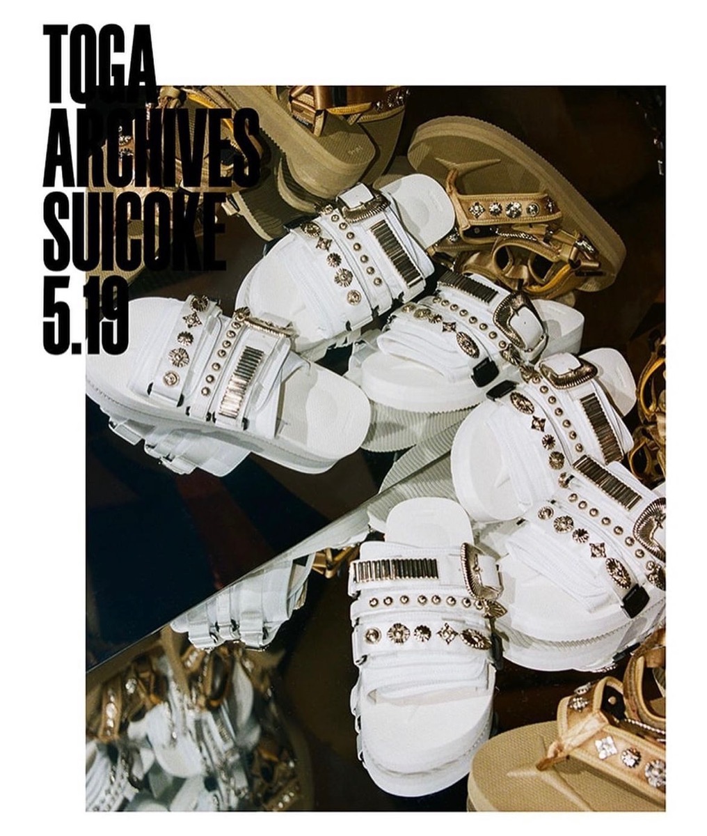 TOGA × SUICOKE コラボサンダル第4弾が国内5月19日より発売 | UP