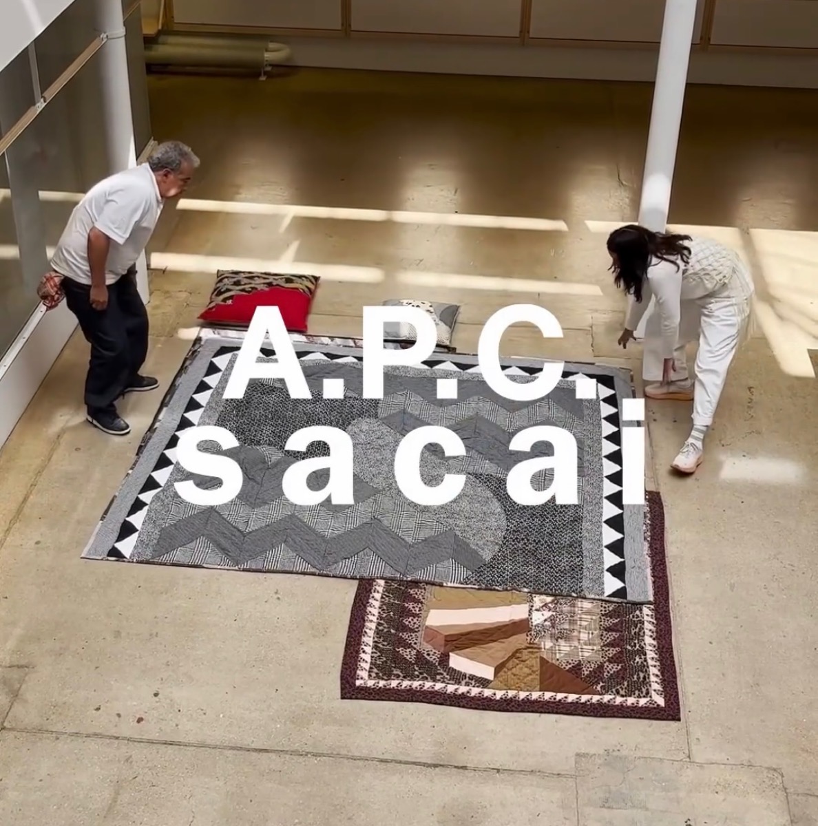 sacai × A.P.C. QUILTS ROUND 23 が国内5月12日より発売 | UP TO DATE