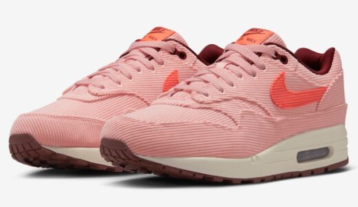 Nike Air Max 1 PRM “Coral Stardust Corduroy”が国内5月26日に発売 ［FB8915-600］