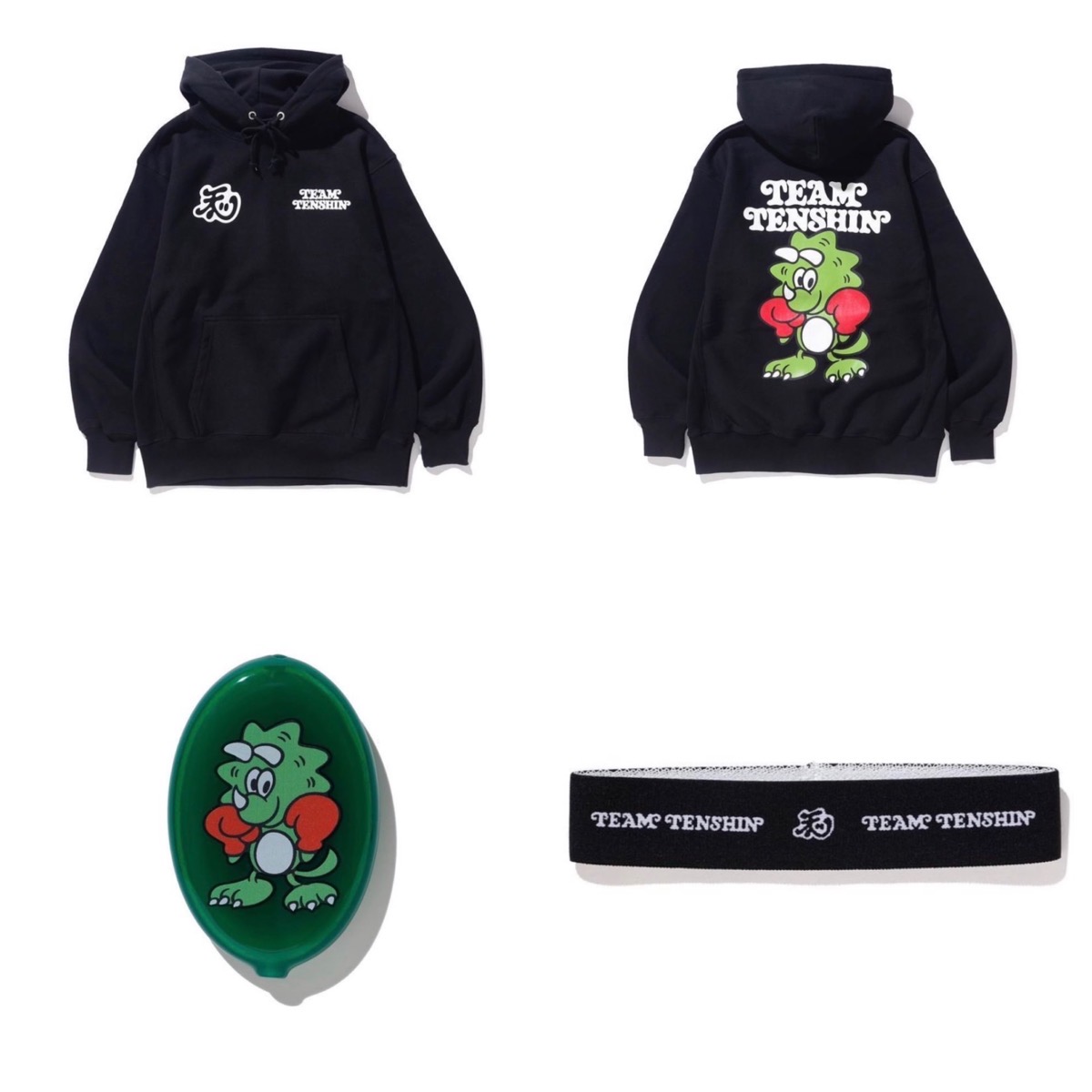 茄子紺 TEAM TENSHIN × VERDY ケラップ HOODIE 【White】 | ochge.org