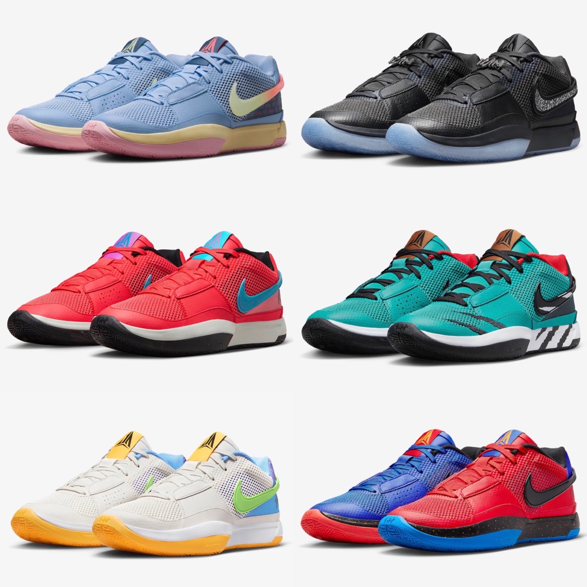 Ja Morant 初シグネチャー『Nike Ja 1』の新作が国内4月19日より発売［DR8786-800 / DR8786-400 /  DR8786-001 / DR8786-802 / FV5562-300 / FV1282-600 / FV1282-800 / FV1291-100  / FV5559-500 / FJ1266-400 / FV1288-600 / FJ4242-001 / DR8786-101 /  DR8786-402 /