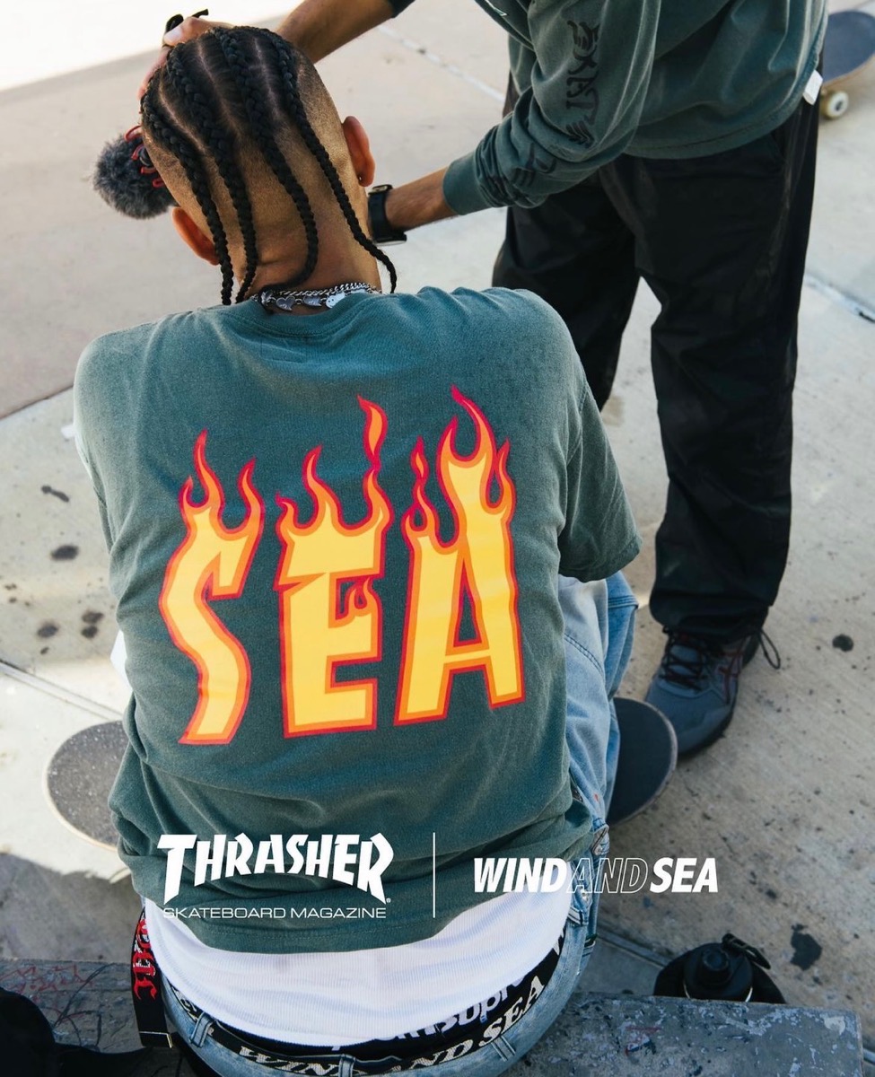 THRASHER × WIND AND SEA 2023年春夏コラボコレクションが国内5月26日 