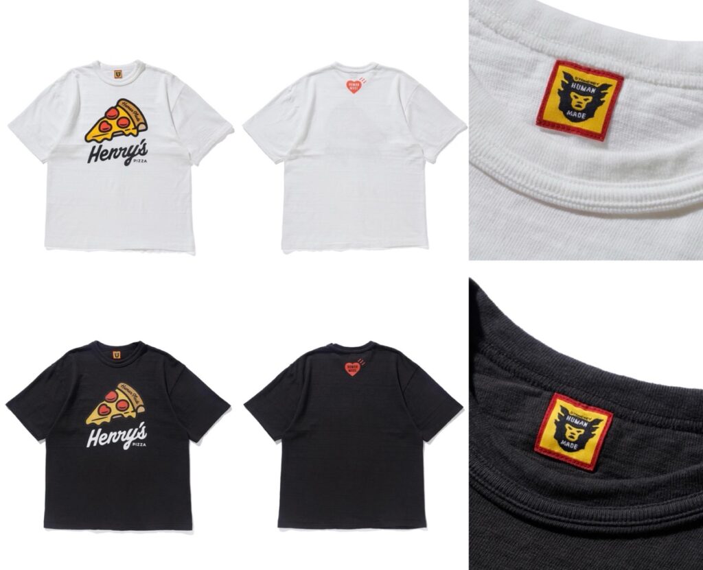 HUMAN MADE × VERDY Henry's Pizza コラボTシャツが国内1月5日／1月6日